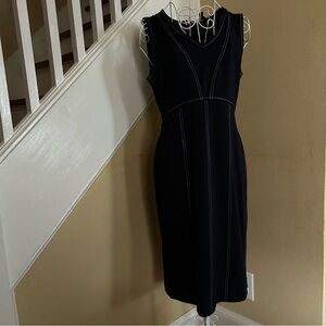 Ann Taylor Factory Navy Midi Dress